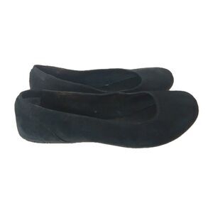 Merrell Plaza Ballet Flats Womens US 9.5 Black Suede Comfort Slip On Shoes